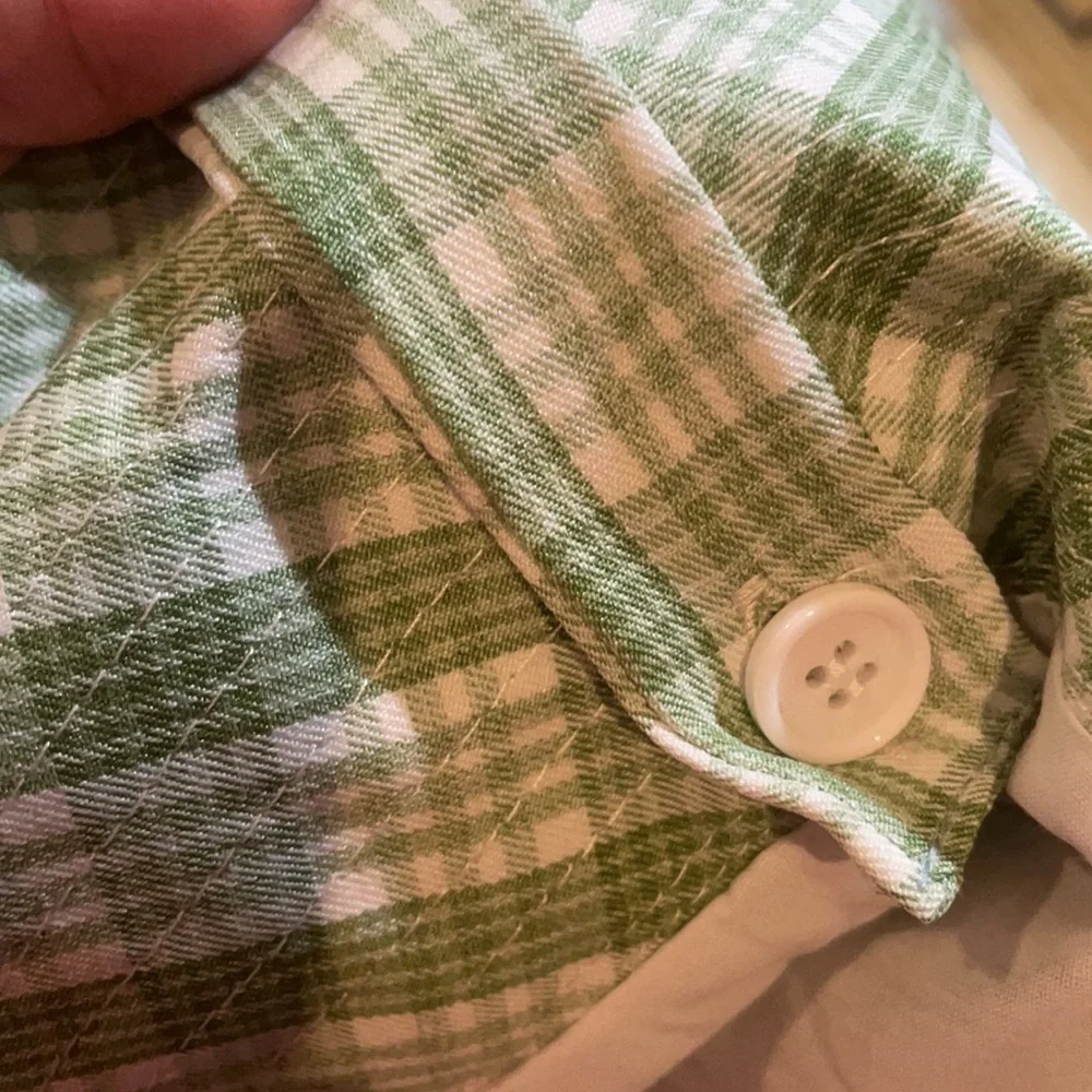 2/$30 New Cotton On Hazel wide brim sun hat with strings striped green